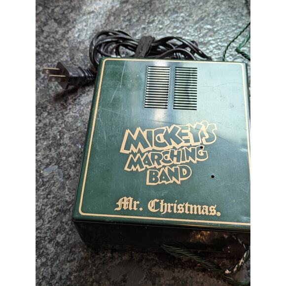 1992 Mr. Christmas Mickey’s Marching Band – 8 Disney Characters Drummers – WORKS - Picture 9 of 11